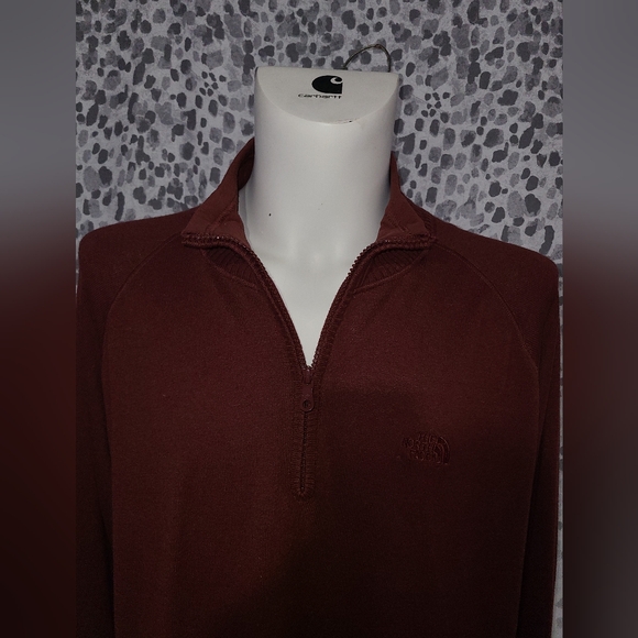 The North Face Men's Quarter Zip Pull Over Sweater Size XXL - Picture 3 of 9